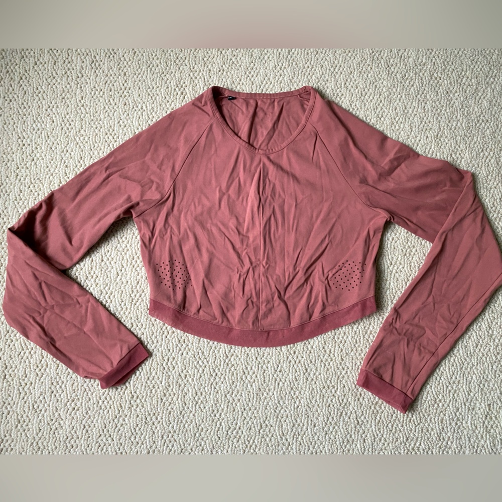 GYMSHARK X WHITNEY SIMMONS 1ST COLLECTION Pink Crop Top, Size Medium